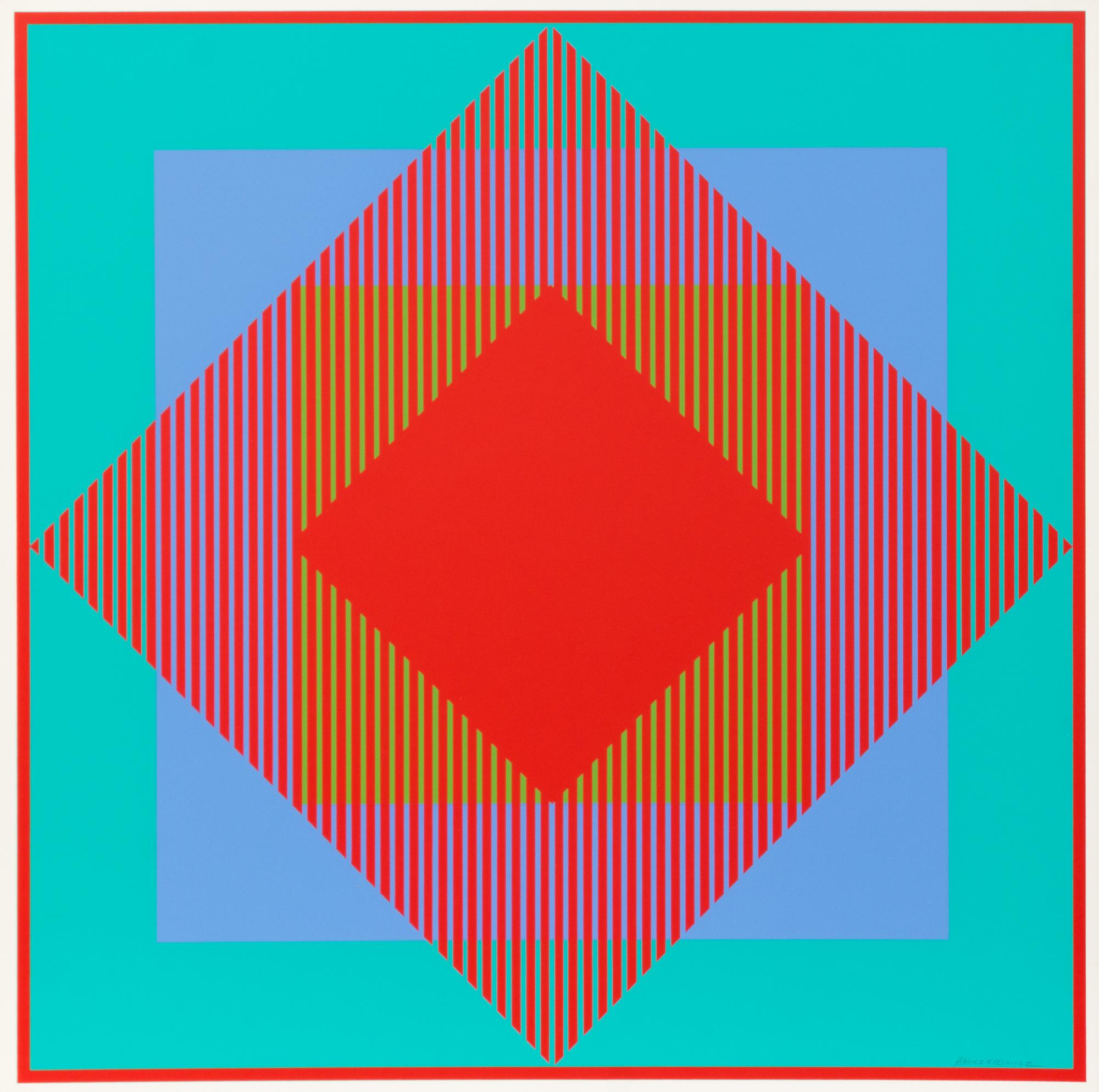 Richard Anuszkiewicz, (American, b. 1930), Richard Anuszkiewicz: 1965 6 Seritypien