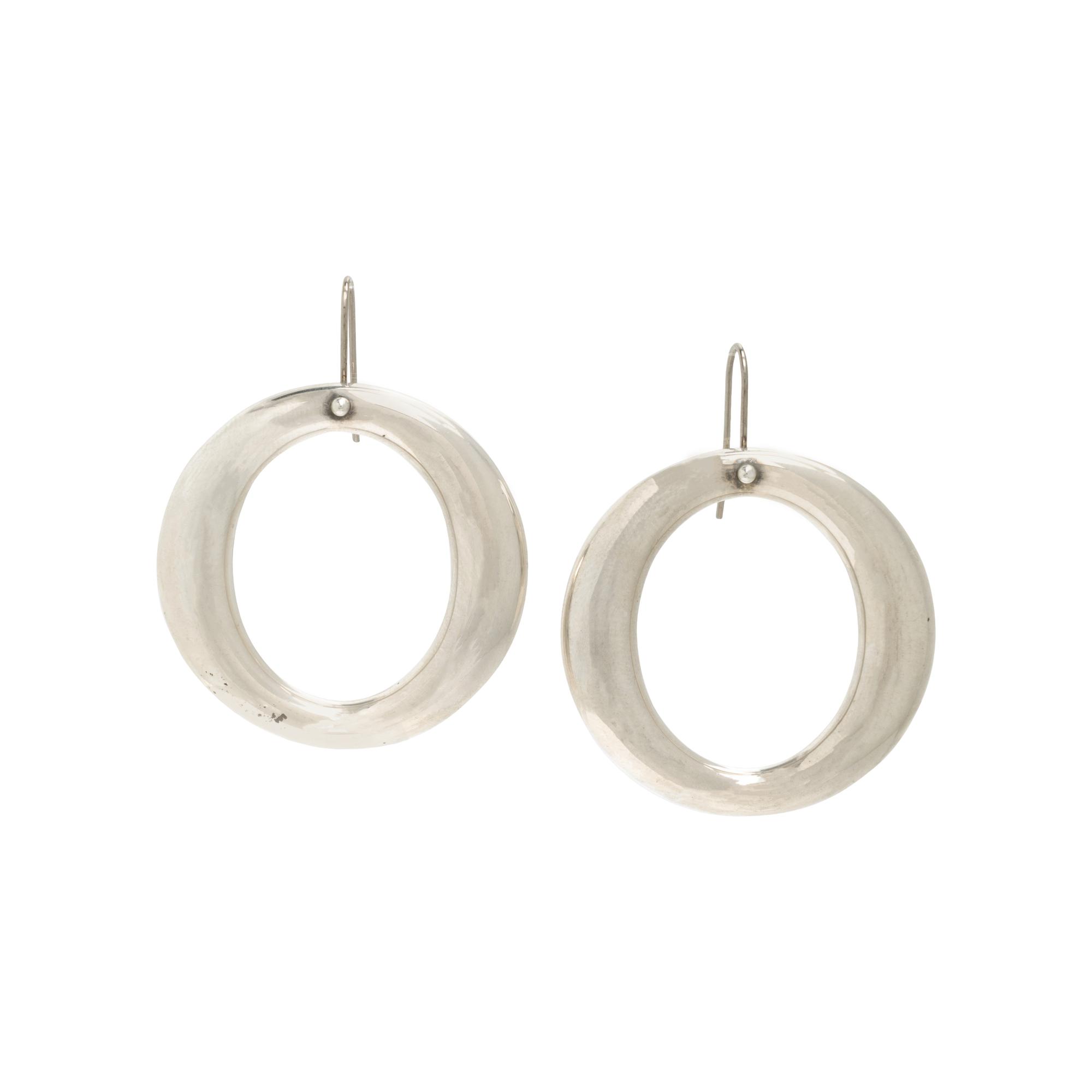 Tiffany & Co., Elsa Peretti, 'Sevillana', Sterling Silver Earrings