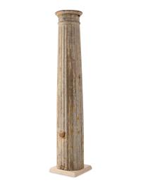 A Painted Wood Column