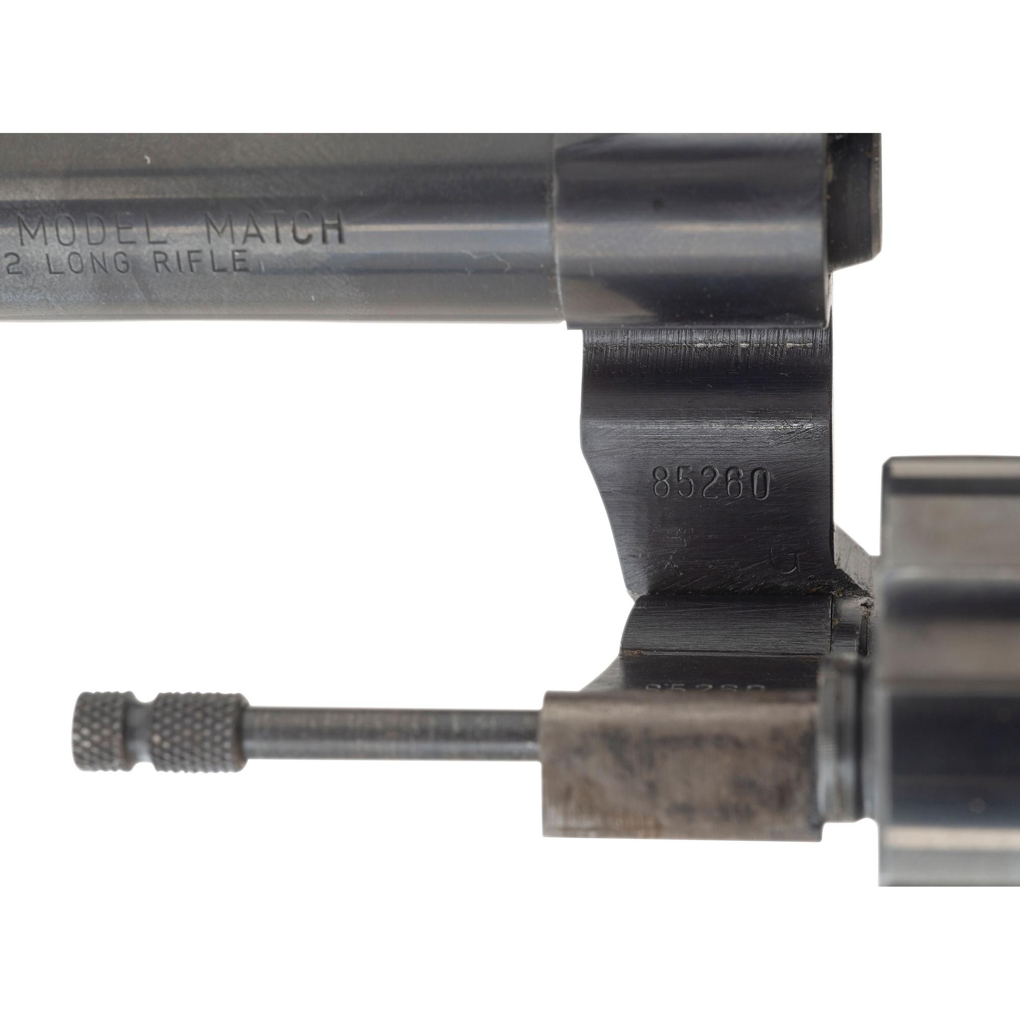 **Colt Officers Match 22 Revolver in Factory Box with Matching Test Target