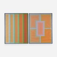 Richard Anuszkiewicz (American, 1930-2020) Two Prints from Inward Eye Suite