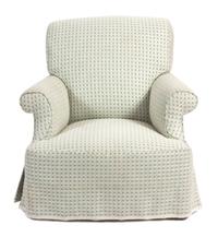 A Contemporary Upholstered Armchair Height 36 inches. — 20TH CENTURY