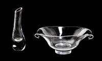 Five Glass Articles Height 10 1/4 inches (tallest)