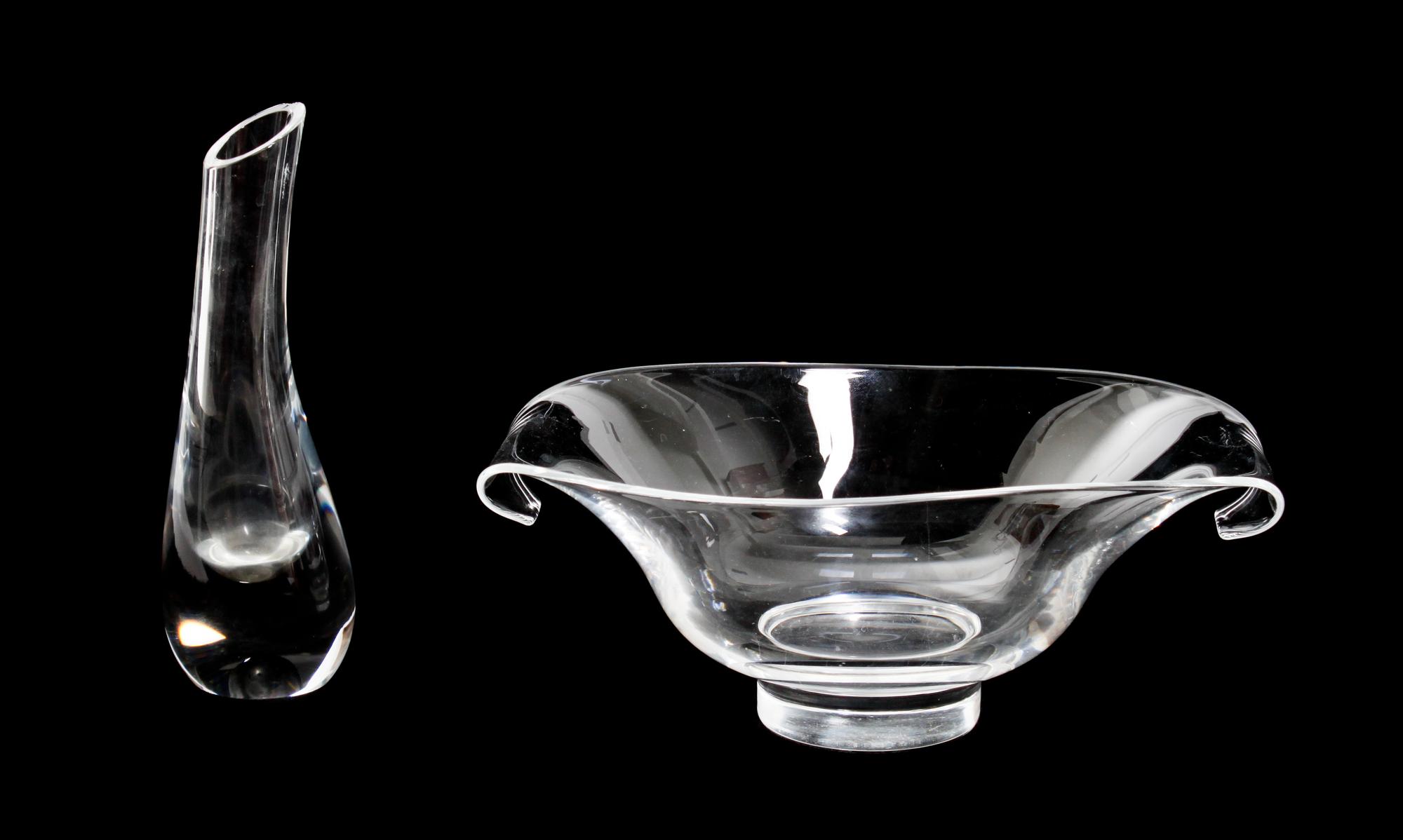 Five Glass Articles Height 10 1/4 inches (tallest)