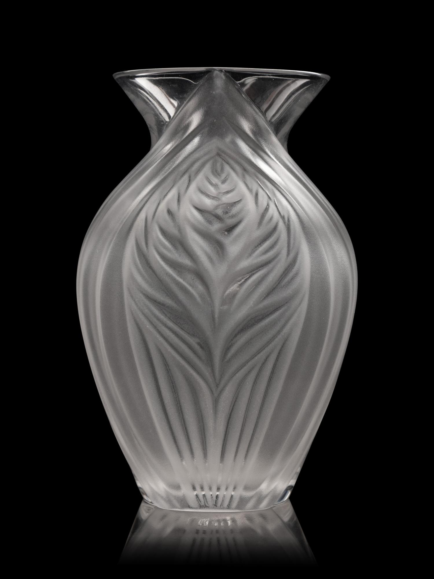 A Lalique Pavie Vase