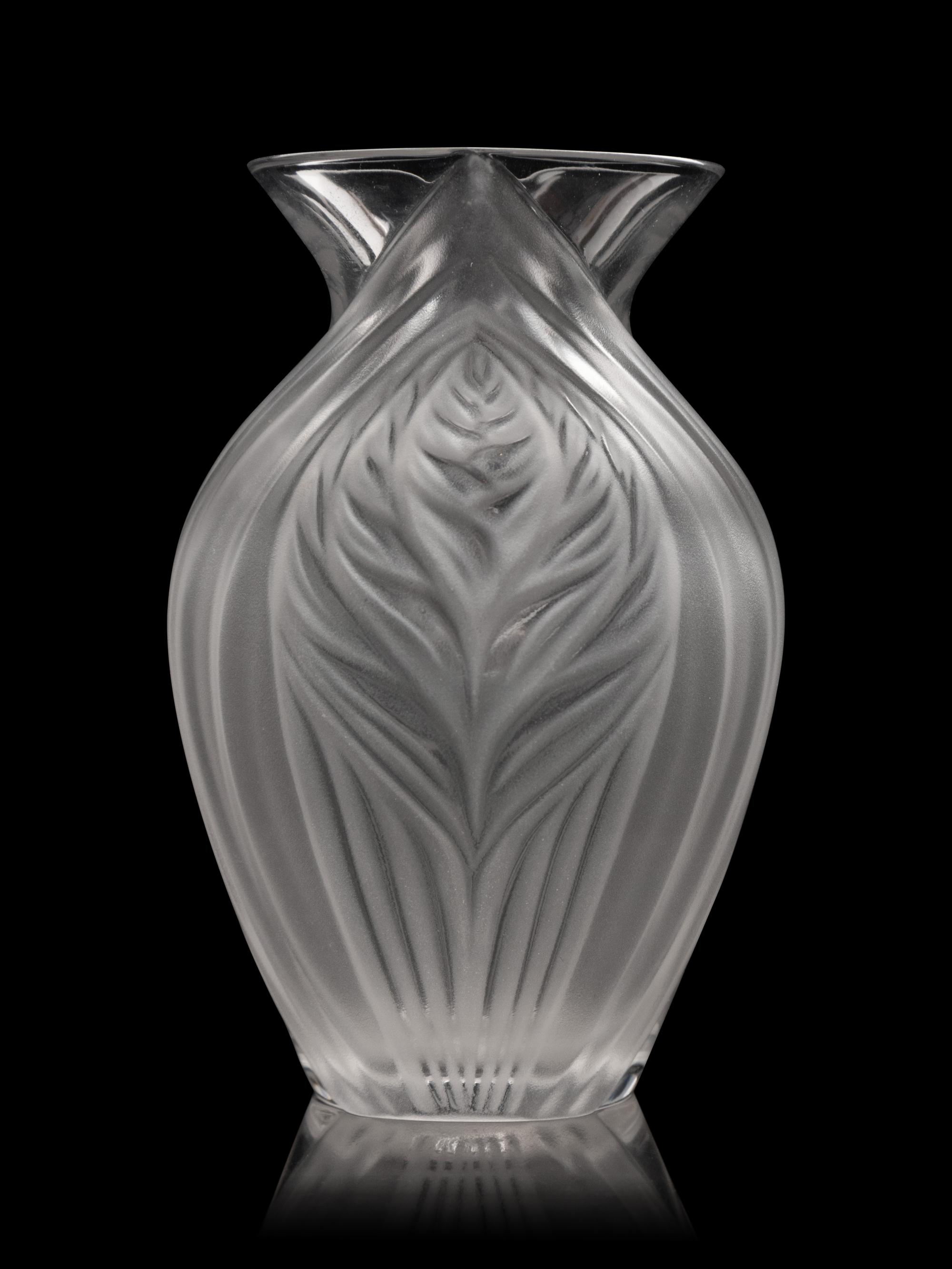 A Lalique Pavie Vase