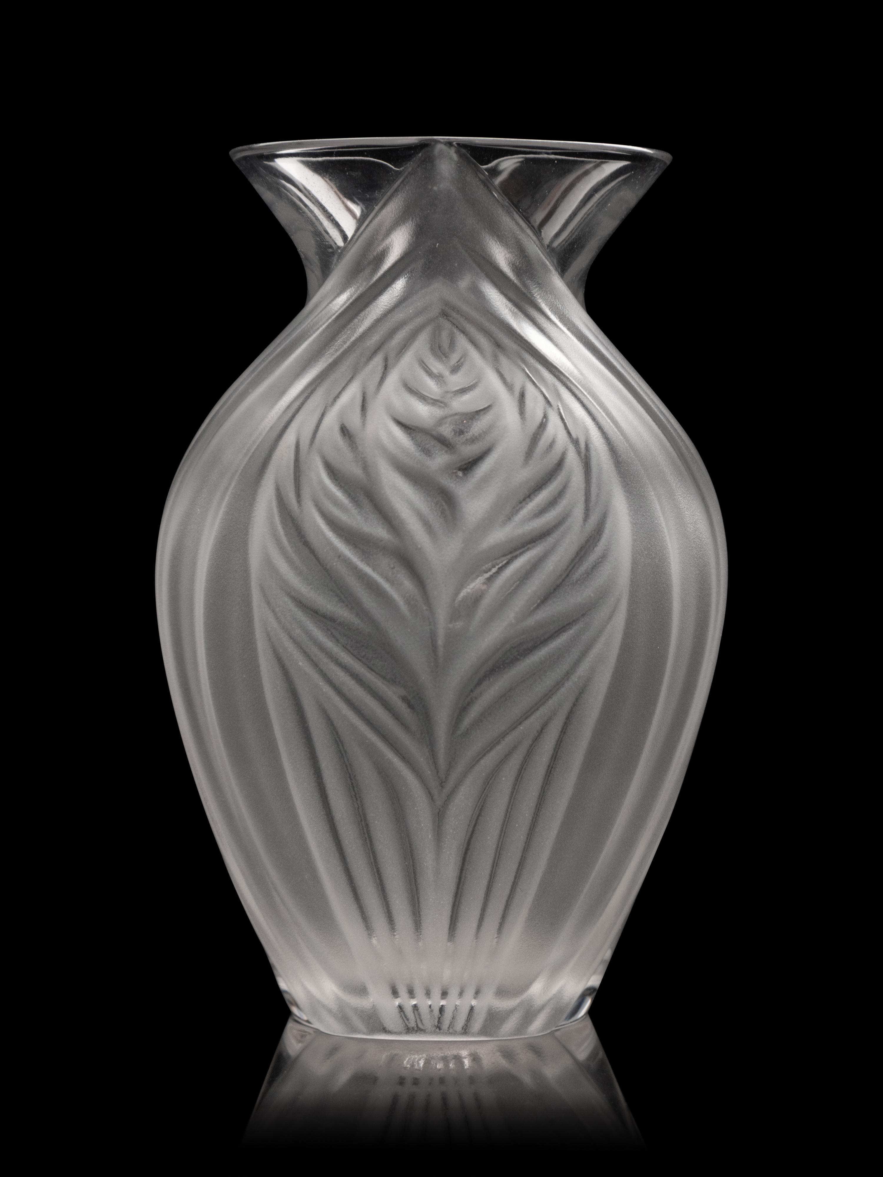 A Lalique Pavie Vase