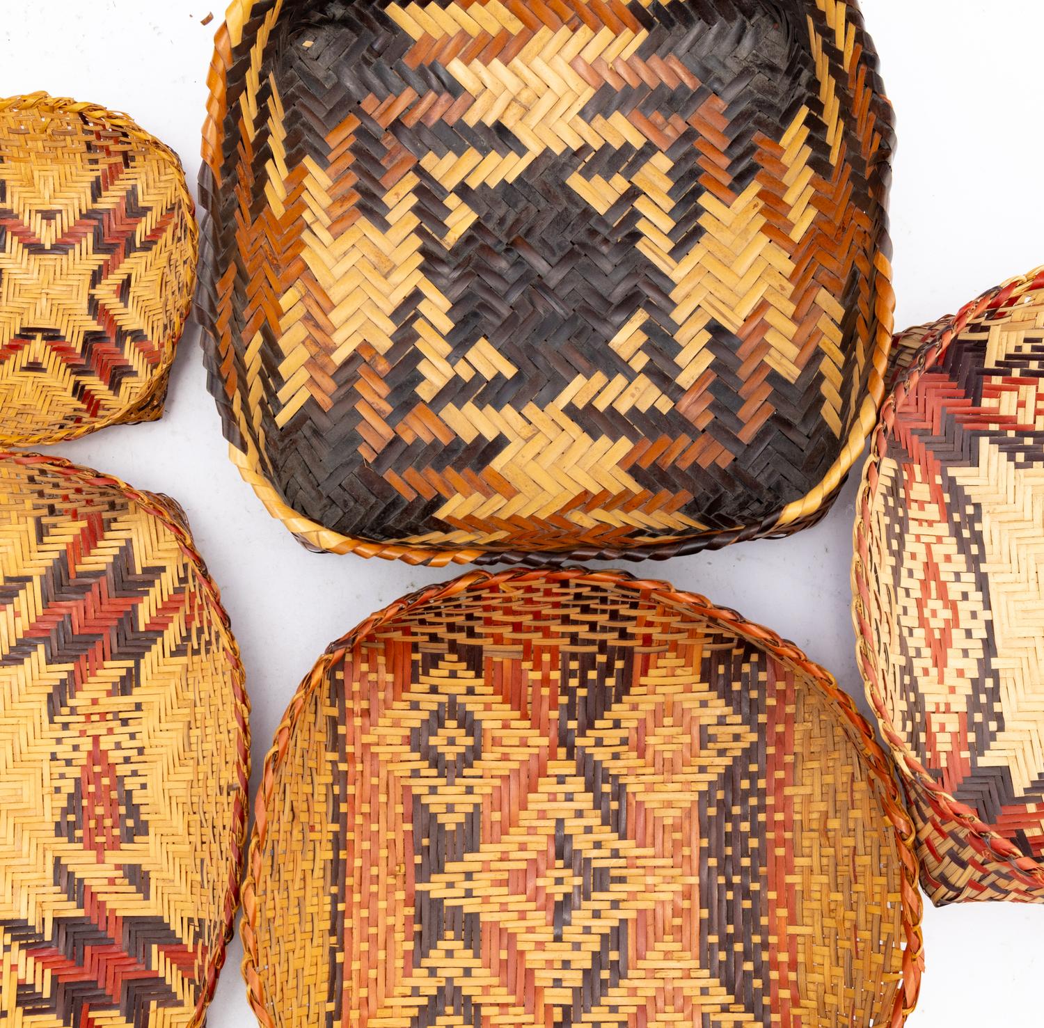 Chitimacha and Cherokee Baskets