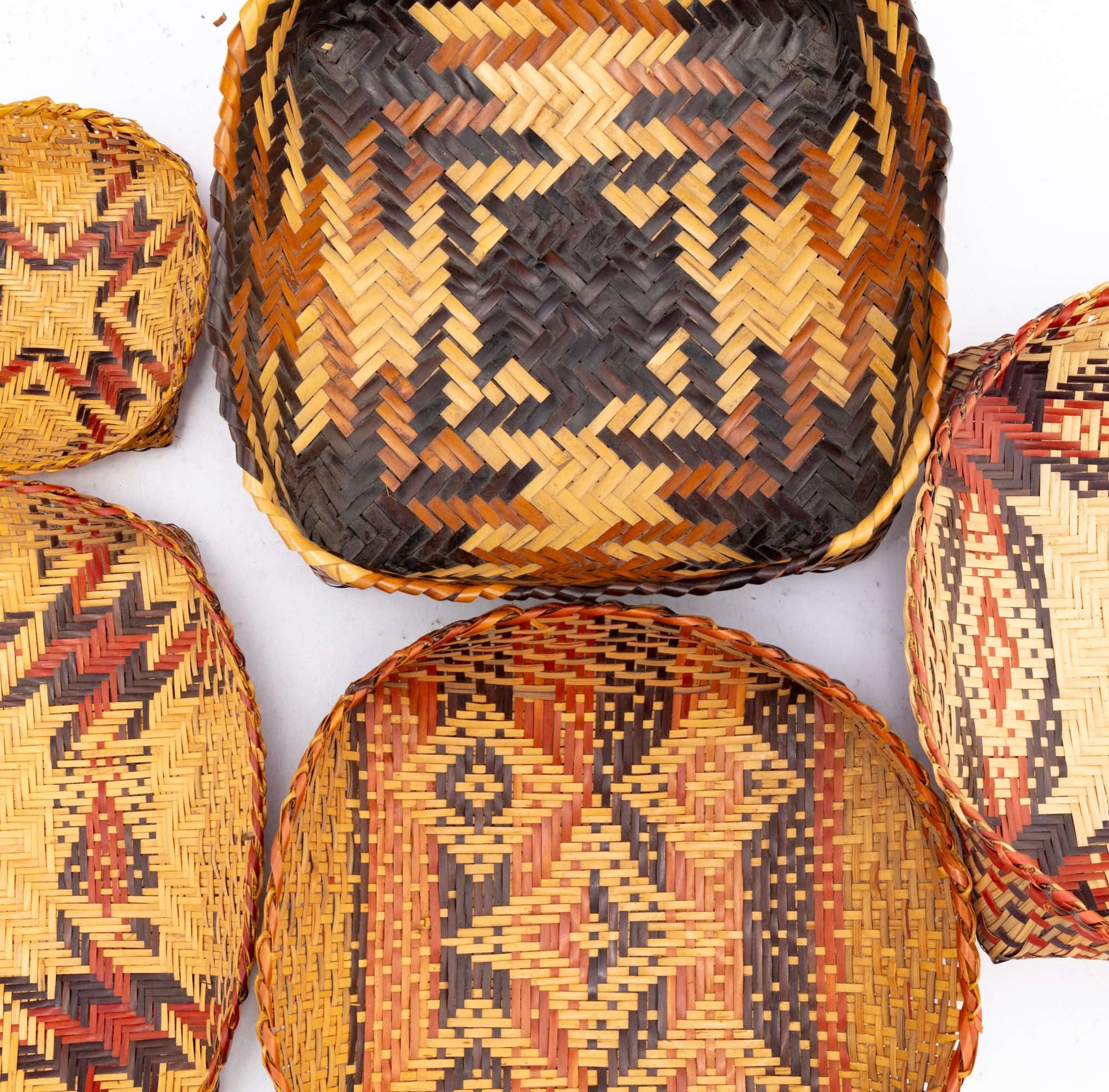 Chitimacha and Cherokee Baskets