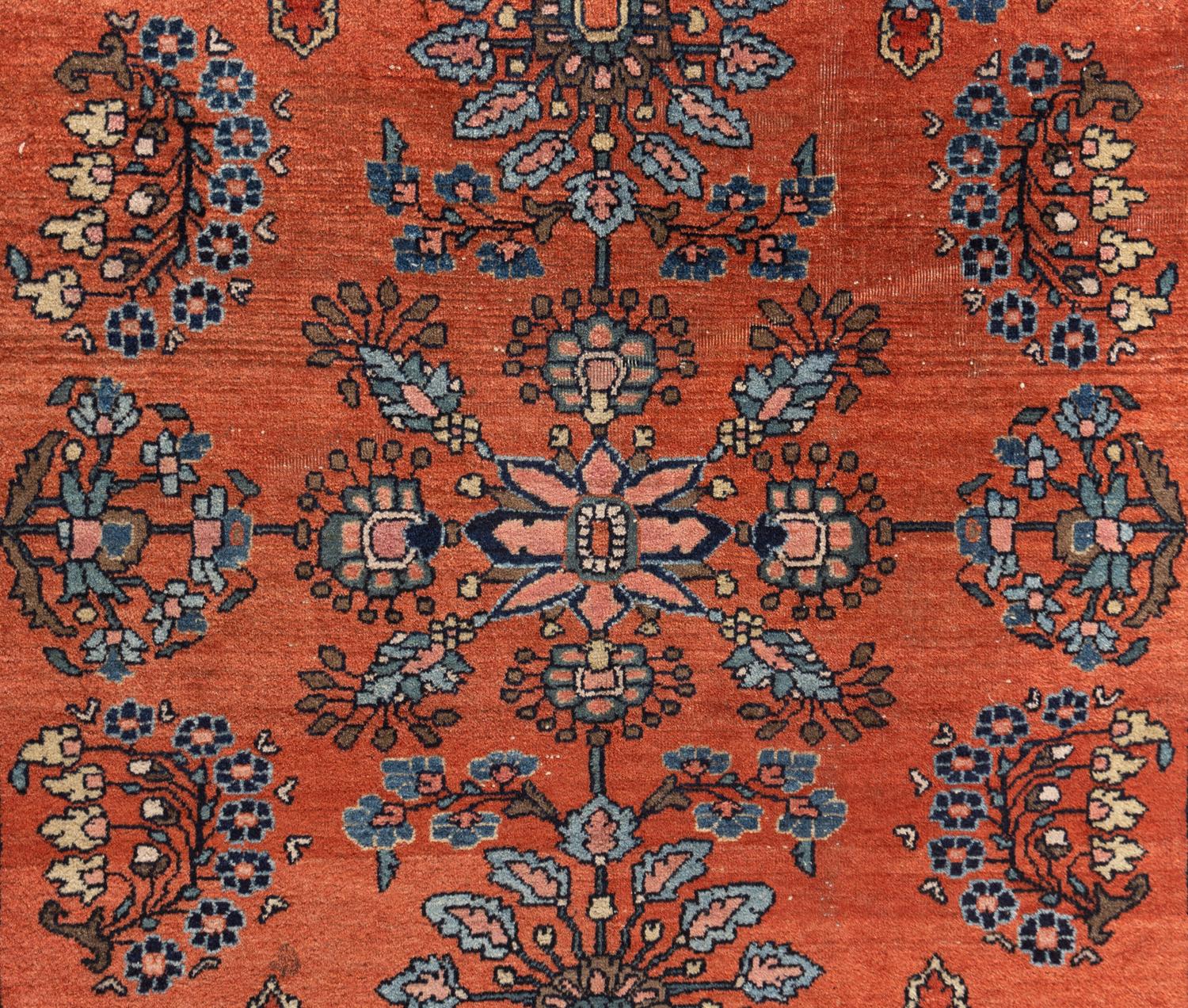 A Mohajaran Sarouk Wool Rug
