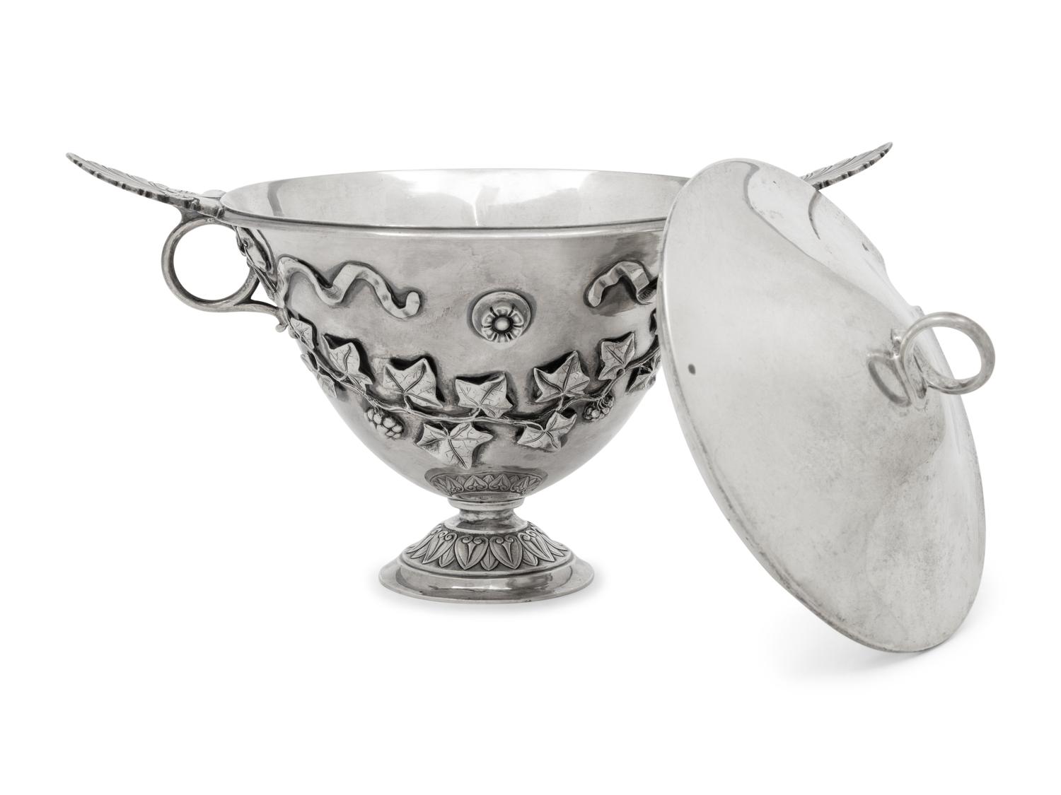 A Danish Silver Sauce Tureen
