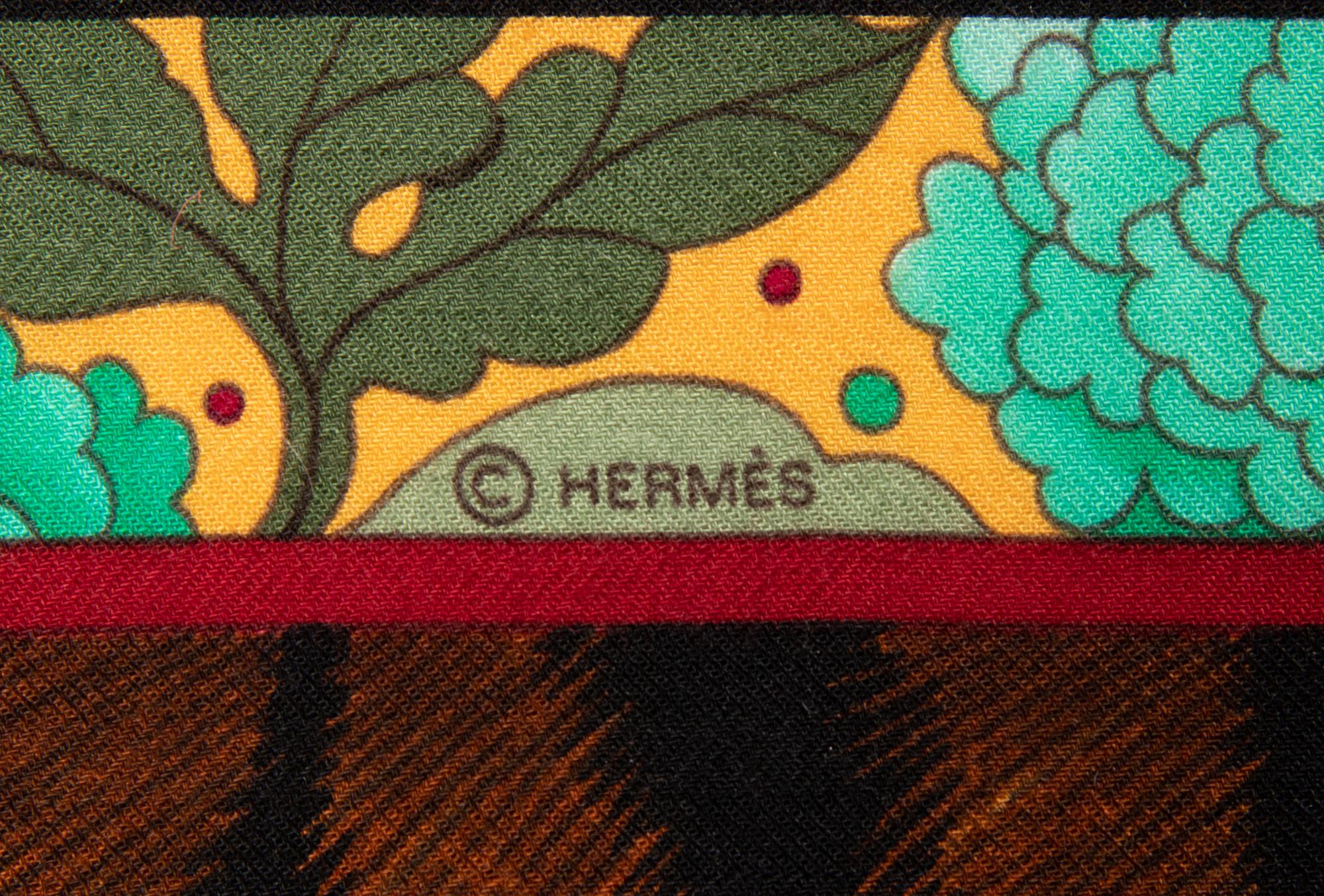 Hermès Cashmere/Silk Scarf