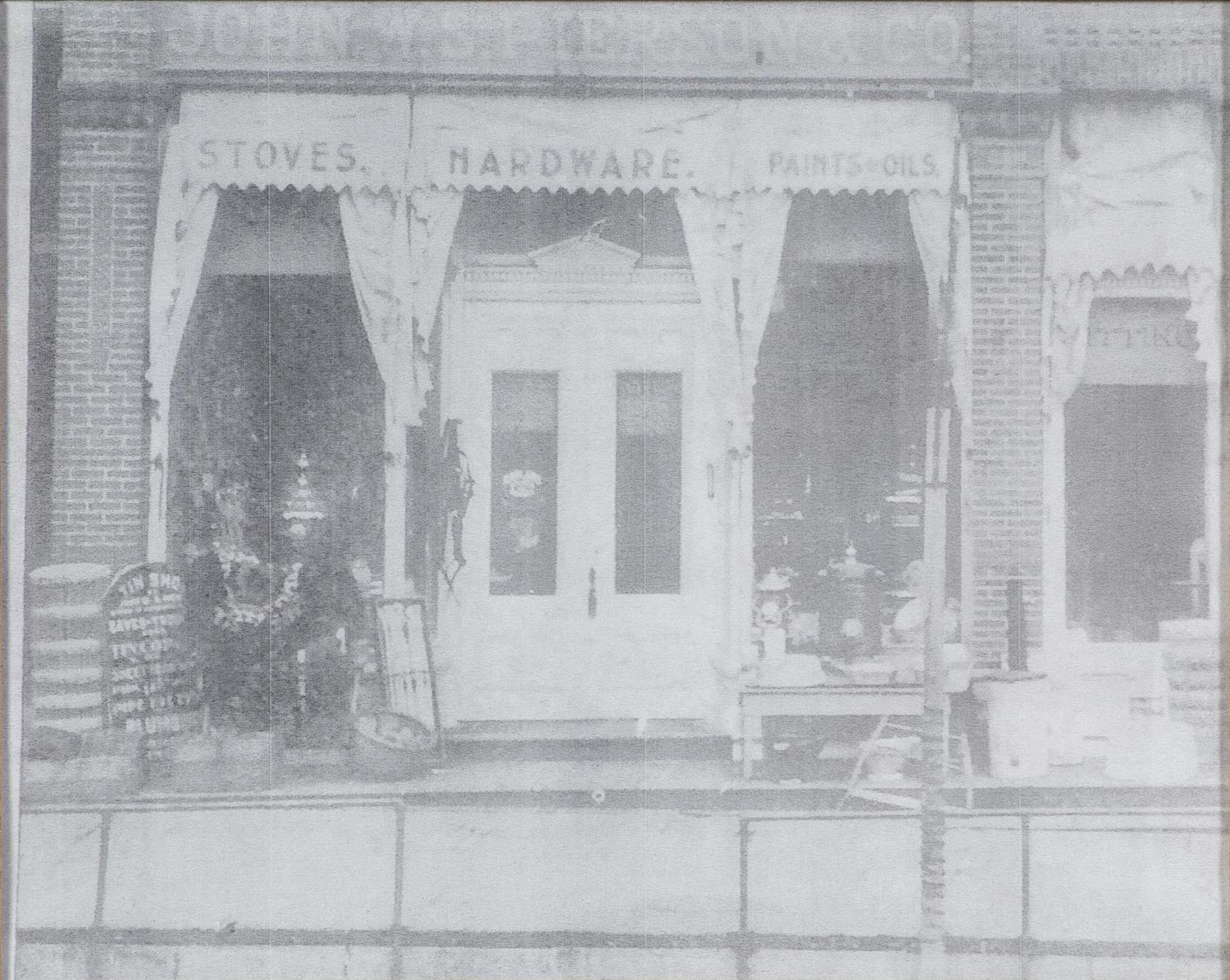 A Painted Wood Trade Sign for John W.S. Pierson's Tin Shop