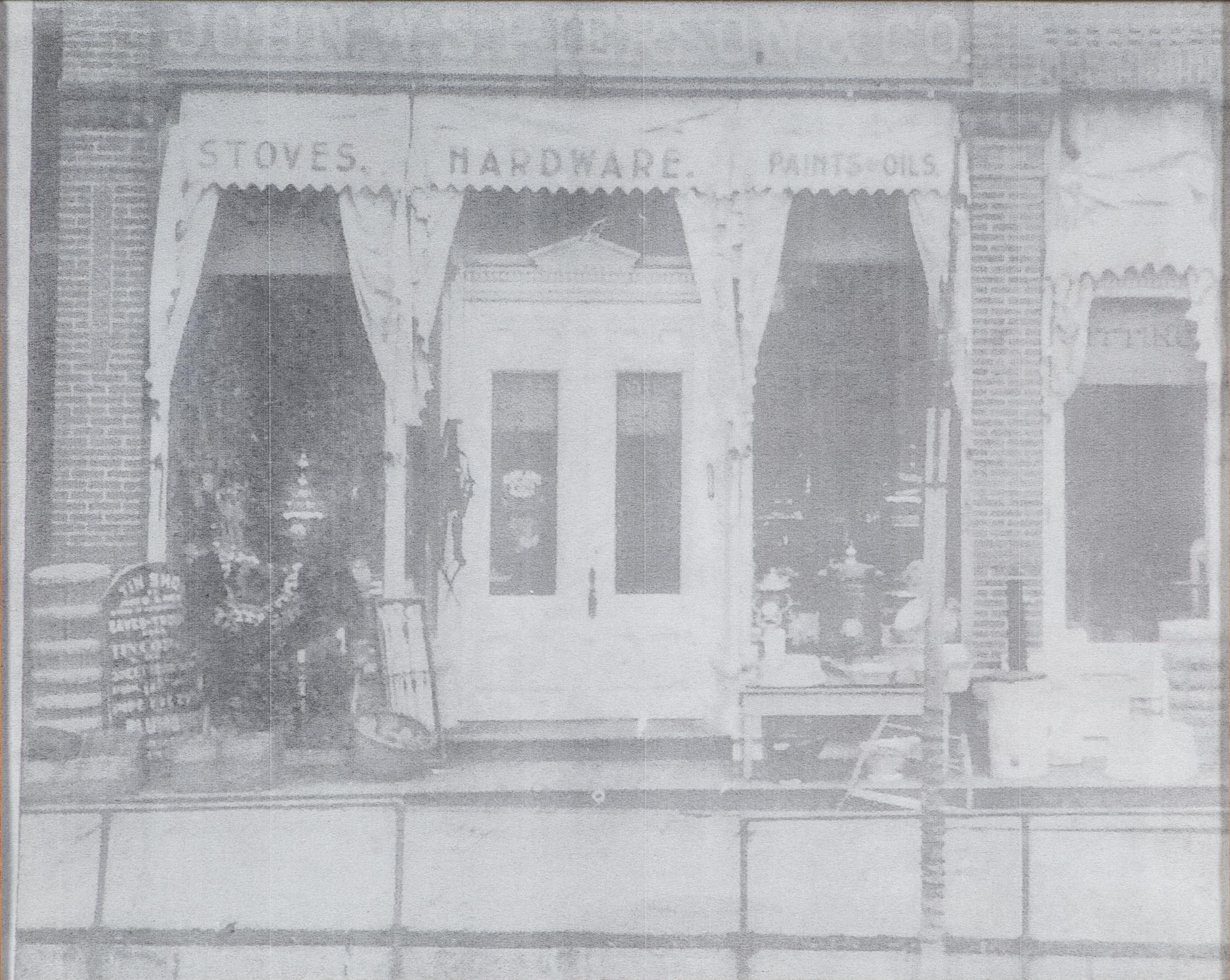 A Painted Wood Trade Sign for John W.S. Pierson's Tin Shop