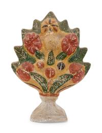 A Dutch Painted Plaster Ornament