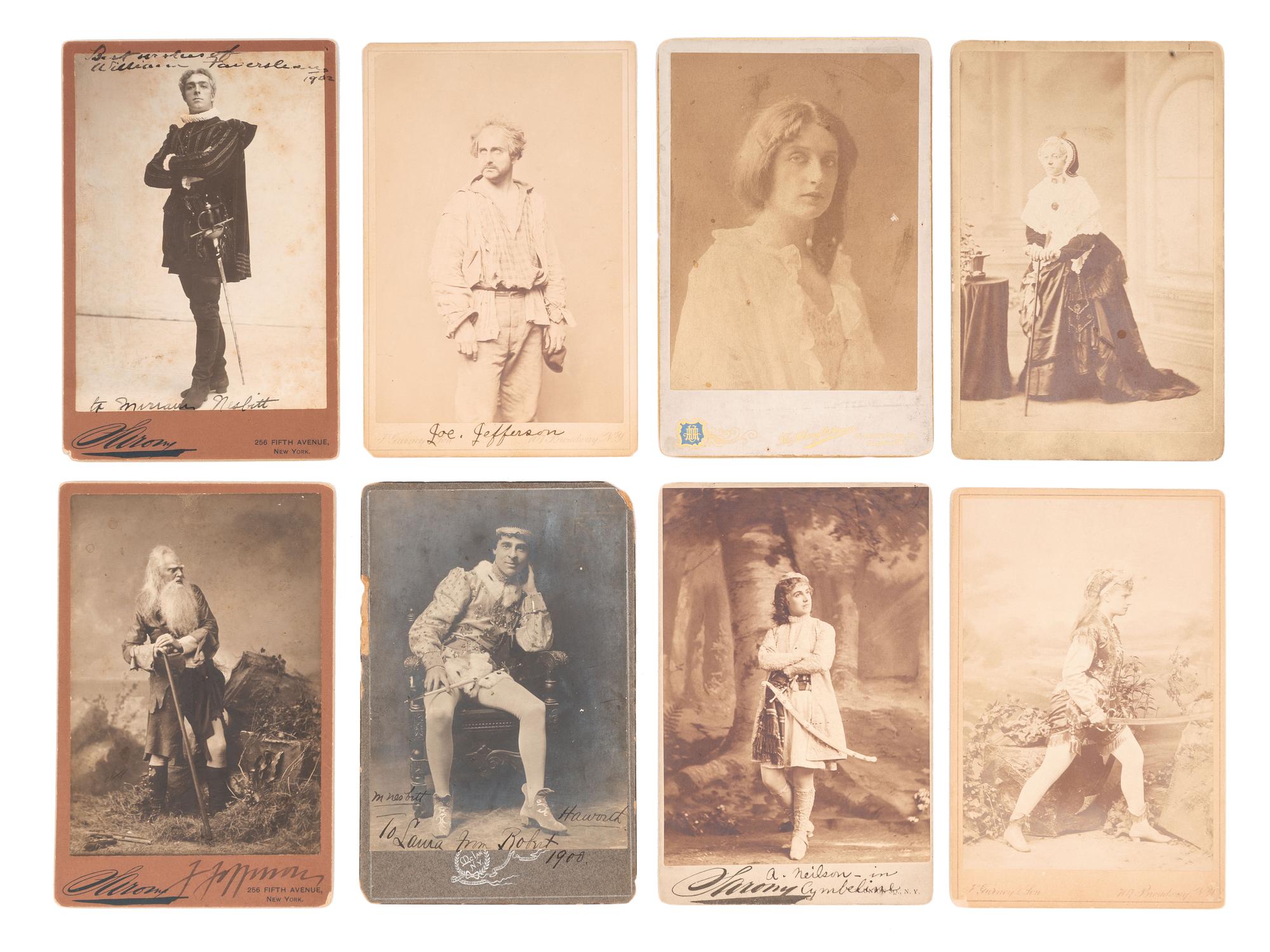 [EARLY PHOTOGRAPHY]. A collection of photographs, artwork, and pamphlets identified to Sol Smith, actor and theatre manager.