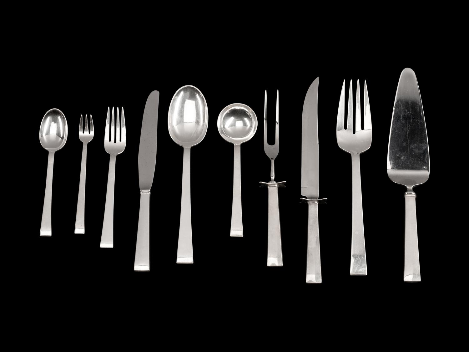 An American Silver Flatware Service — International Silver Company, Meriden, Connecticut