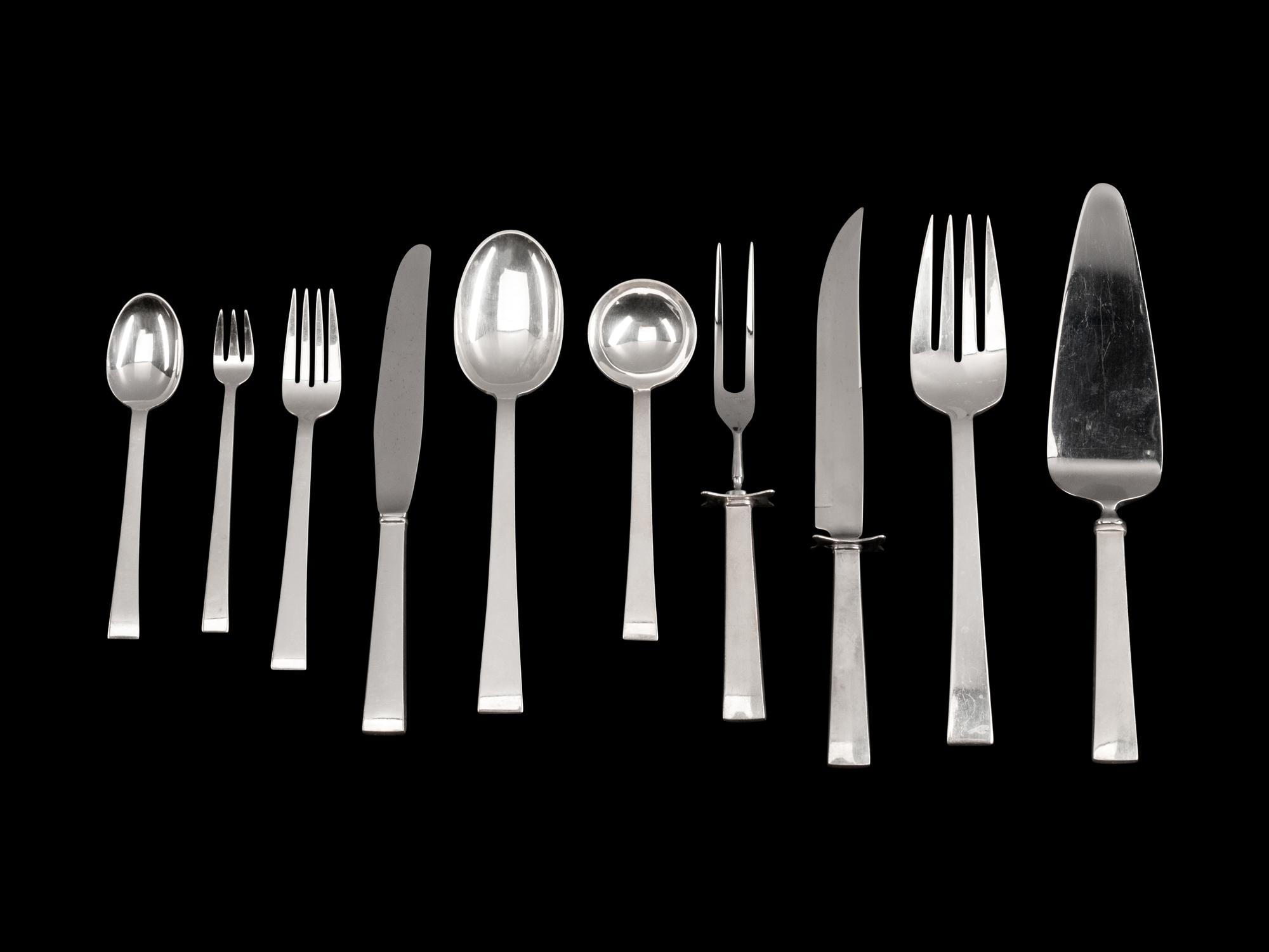 An American Silver Flatware Service — International Silver Company, Meriden, Connecticut