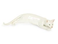 A Royal Copenhagen Porcelain Figure of a Crawling Cat