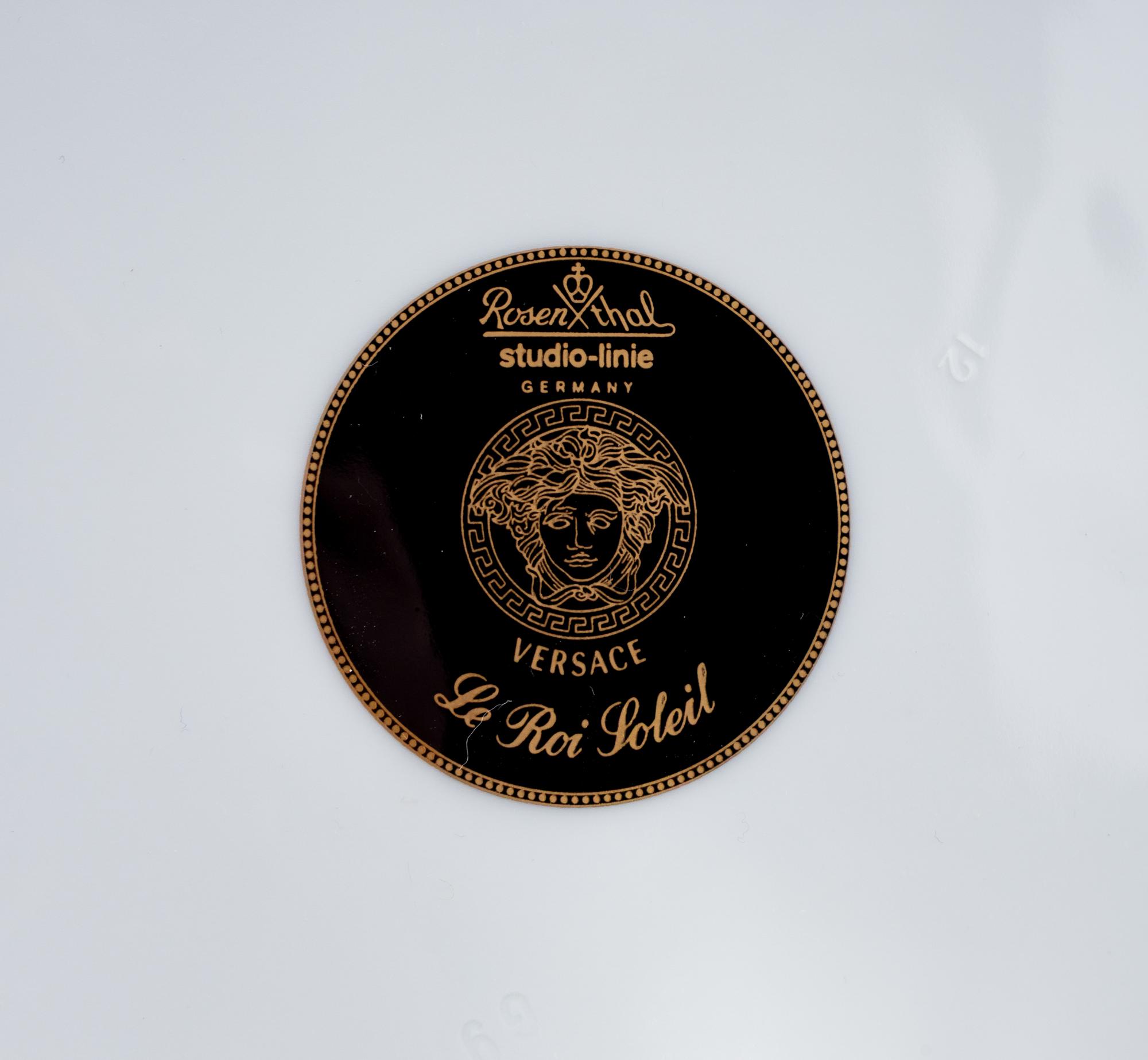 A Versace Assembled Porcelain Dinner Service