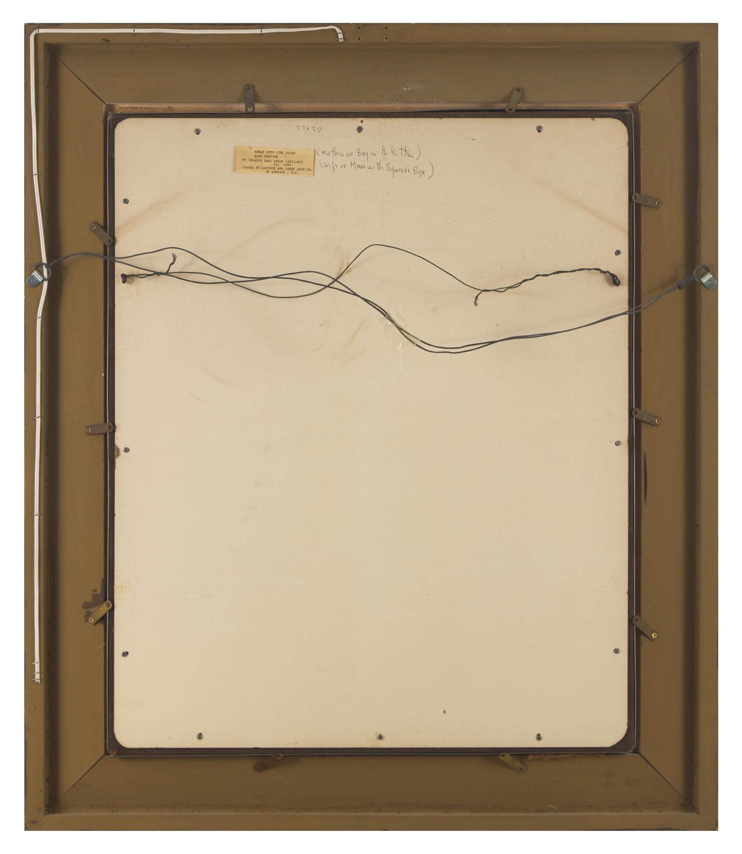 Orlando Hand Bears (1811-1851), Three Portraits: Members Of The Hendrick Family