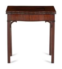 A George III Mahogany Flip-Top Game Table