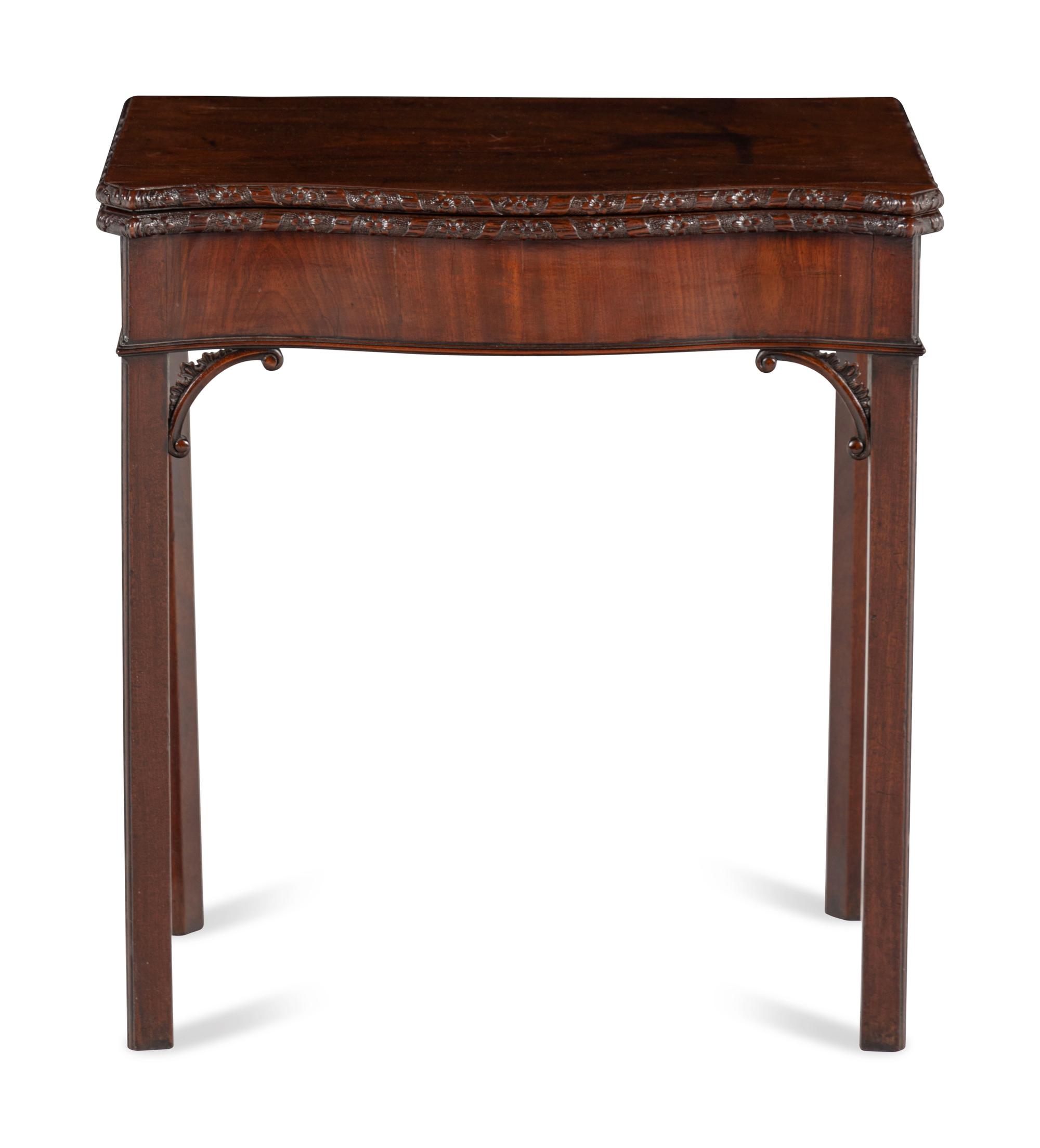 A George III Mahogany Flip-Top Game Table