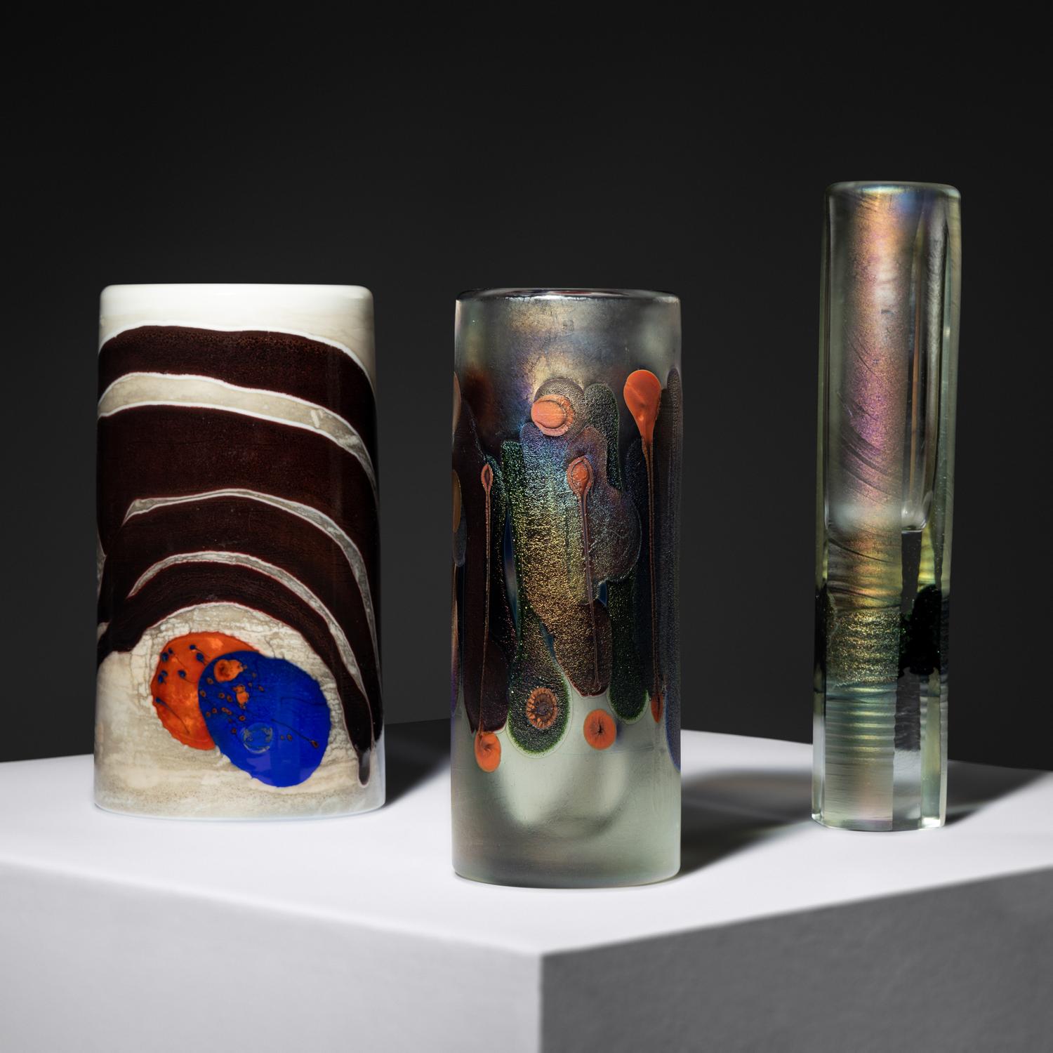 Three vases