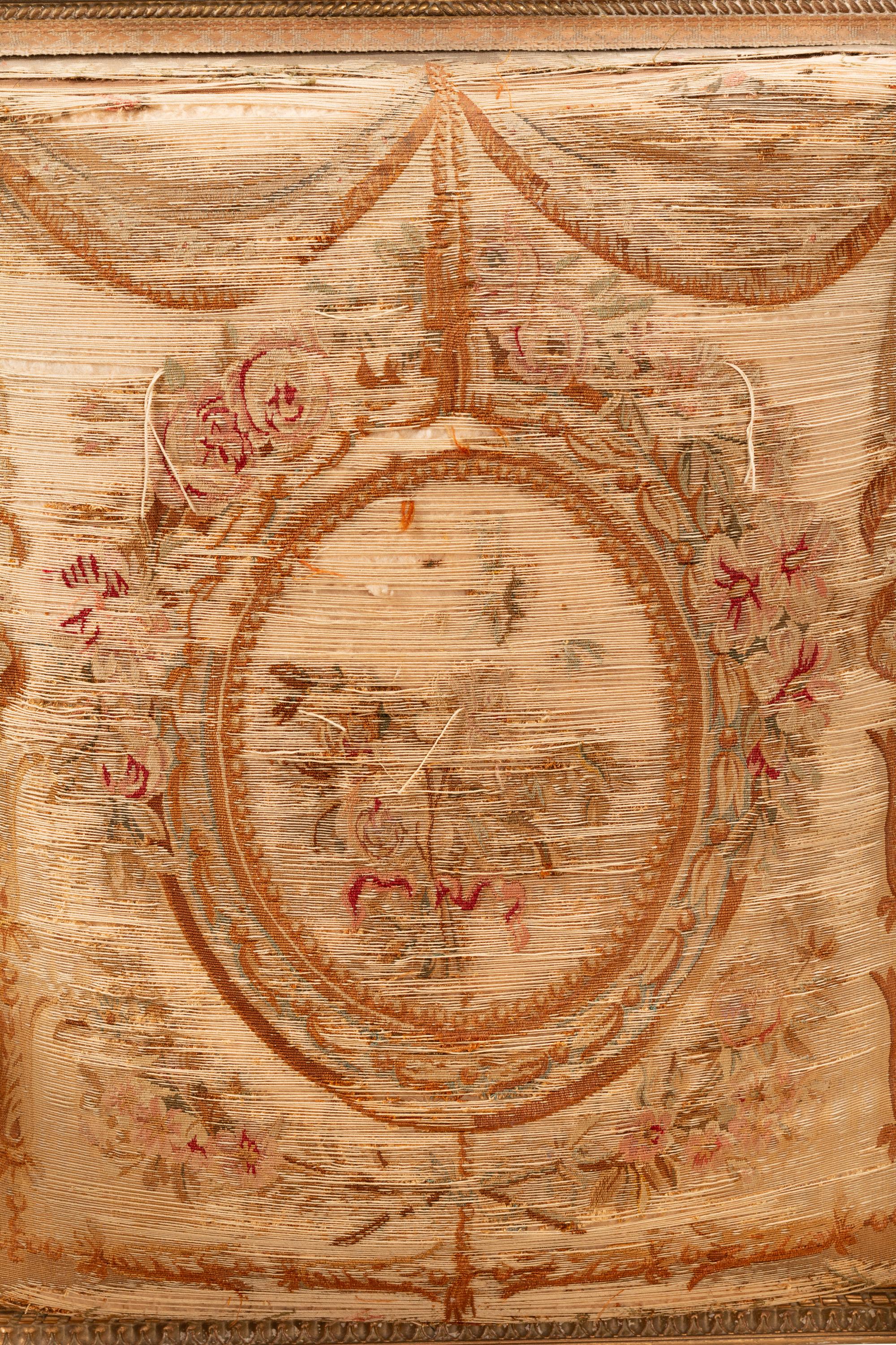 A Louis XVI Style Giltwood Fauteuil