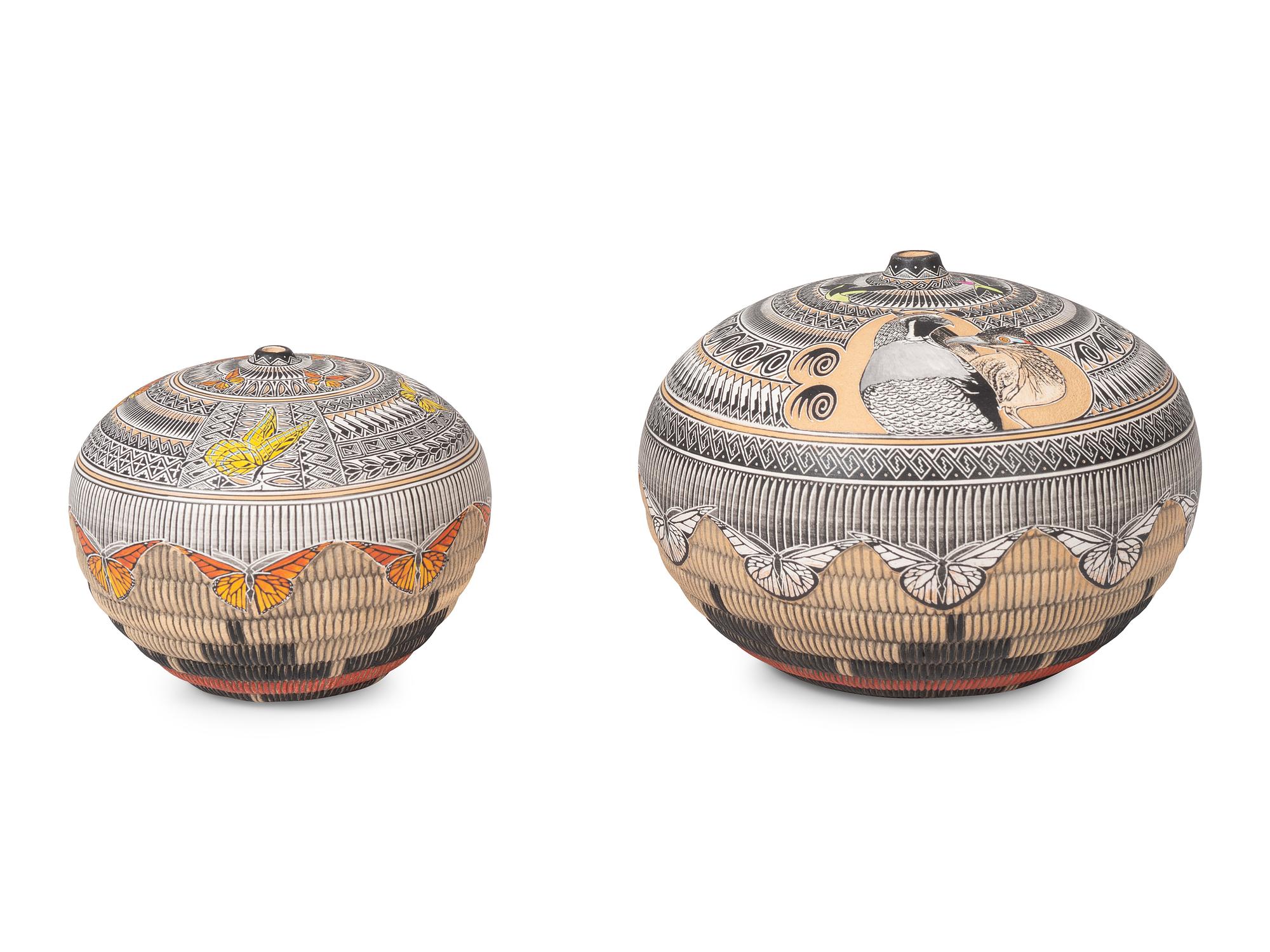 Polychrome Pottery Jars
