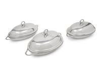 A Set of Three George III Silver Covered Vegetable Servers
