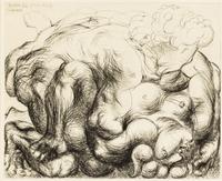 Pablo Picasso, (Spanish, 1881-1973), L'Etreinte III: (Le viol, V), 1933