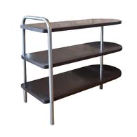 A Pair of American Three Tier Side Tables 30" W x 13.5" D x 25" H — United States, Circa 1930