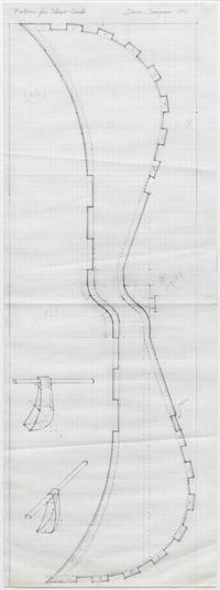 Diane Simpson, (American, b. 1955), Pattern for Sleeve-Cradle, 1997 and Study for Apron III, 2001