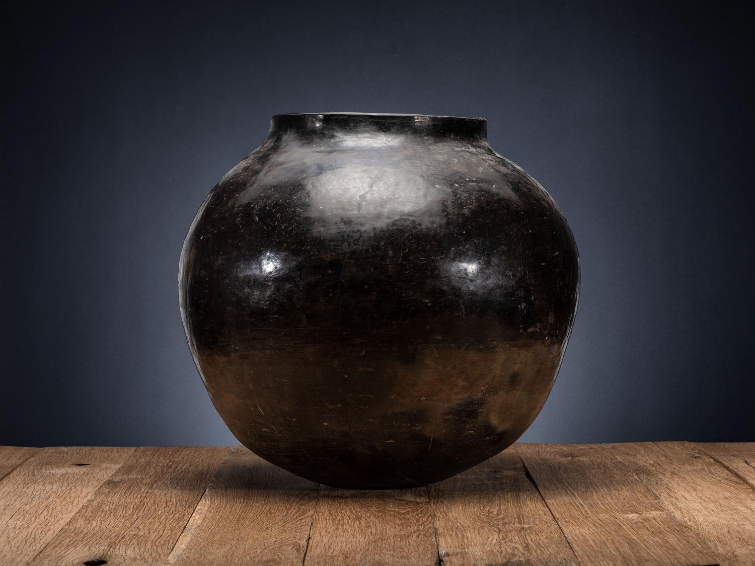 Ohkay Owingeh Pottery Storage Jar