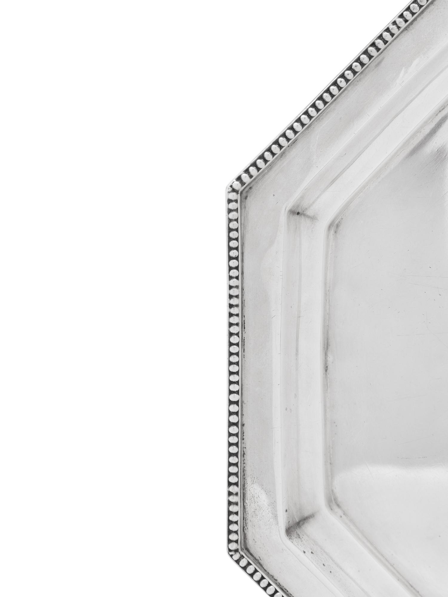 An American Silver Serving Dish