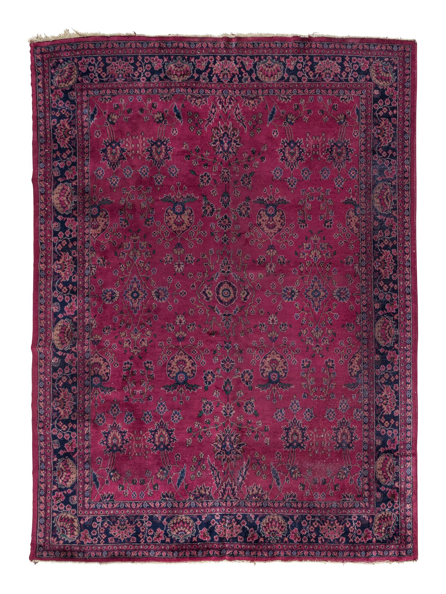 A Sarouk Wool Rug