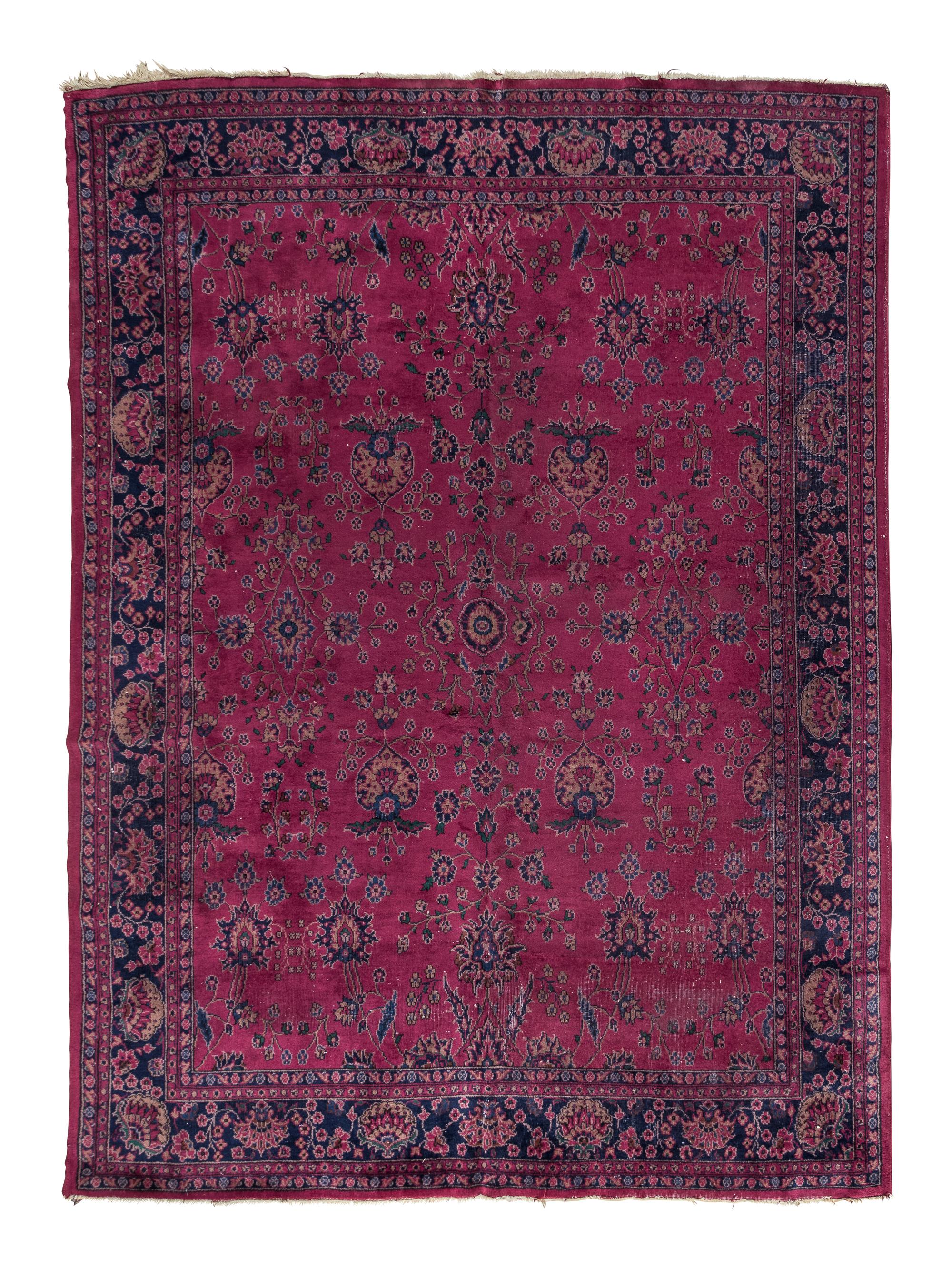 A Sarouk Wool Rug
