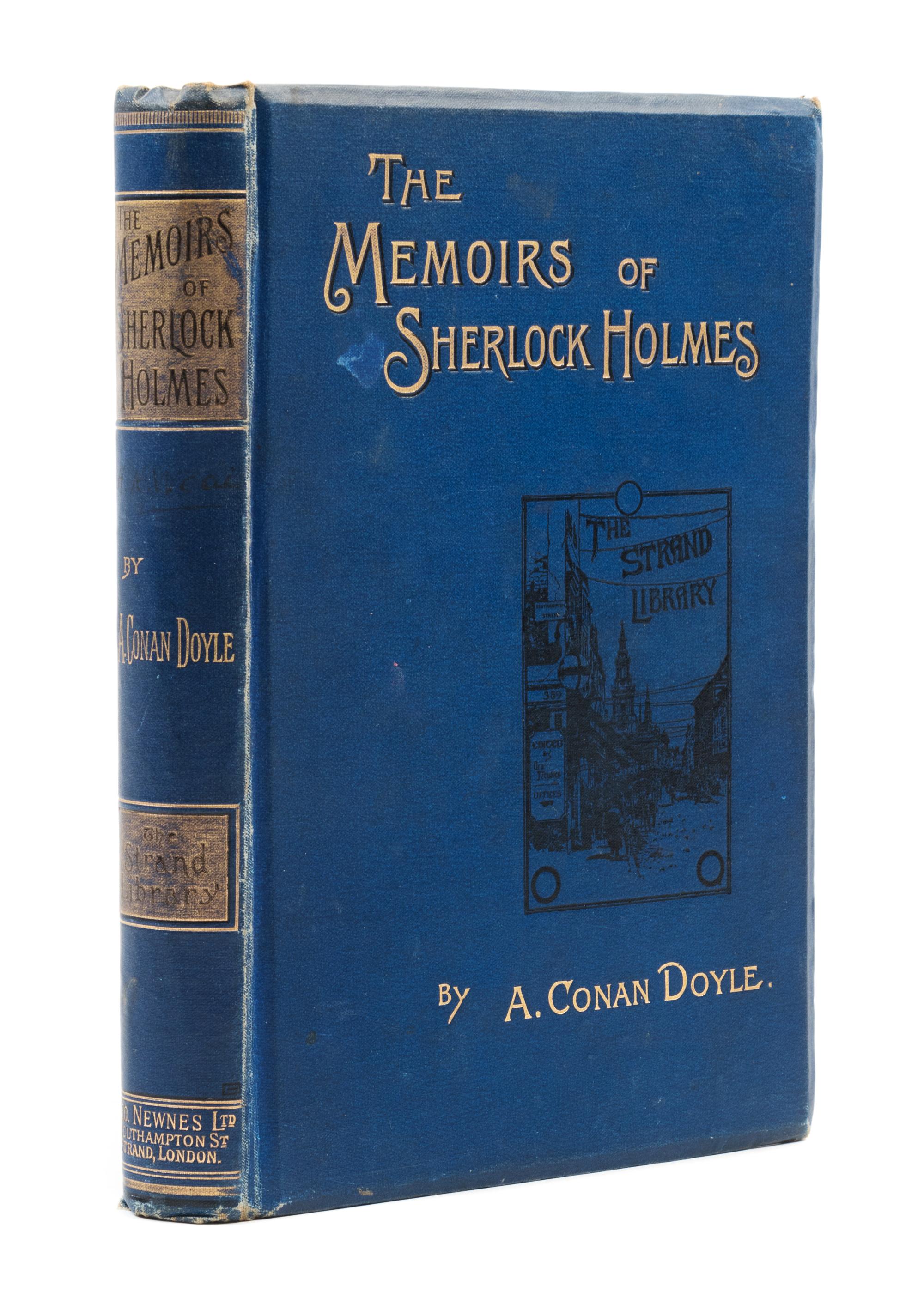 DOYLE, Arthur Conan (1859-1930). The Memoirs of Sherlock Holmes. London: George Newnes, 1894.