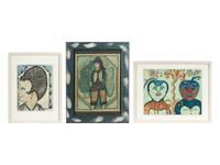 Untitled (Self-Portrait), Standing Lady, and Untitled (Double Portrait) (three works)