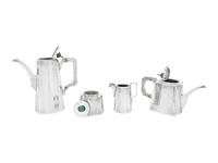 A Cartier Silver Four-Piece Tea and Coffee Service