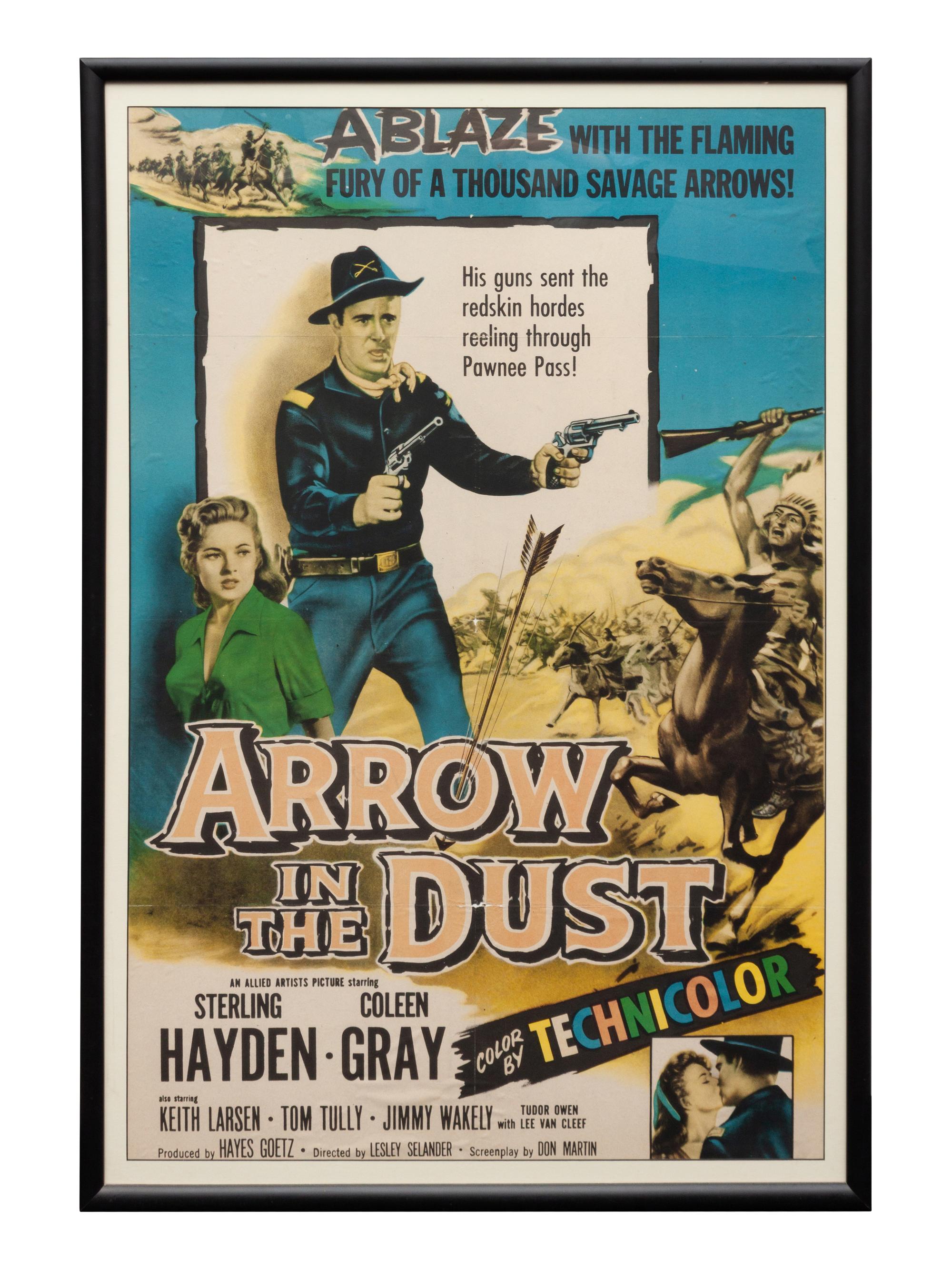 Vintage Movie Poster, An Arrow in the Dust