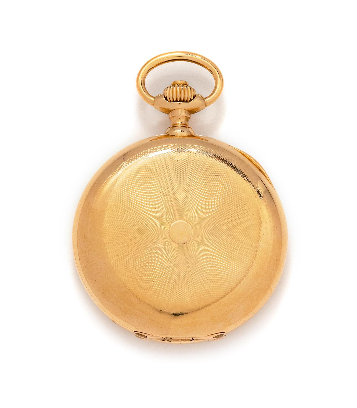 Yellow Gold Hunter Case Pocket Watch