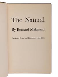 MALAMUD, Bernard (1914-1986). The Natural . New York: Harcourt, Brace and Company, 1952.