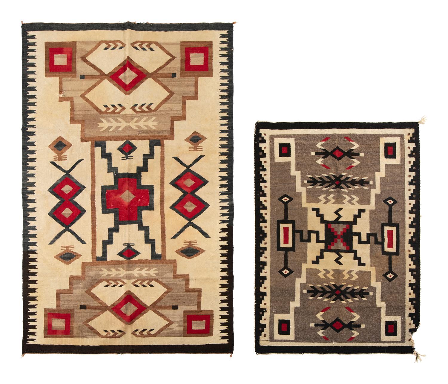 Navajo Storm Pattern Weavings / Rugs