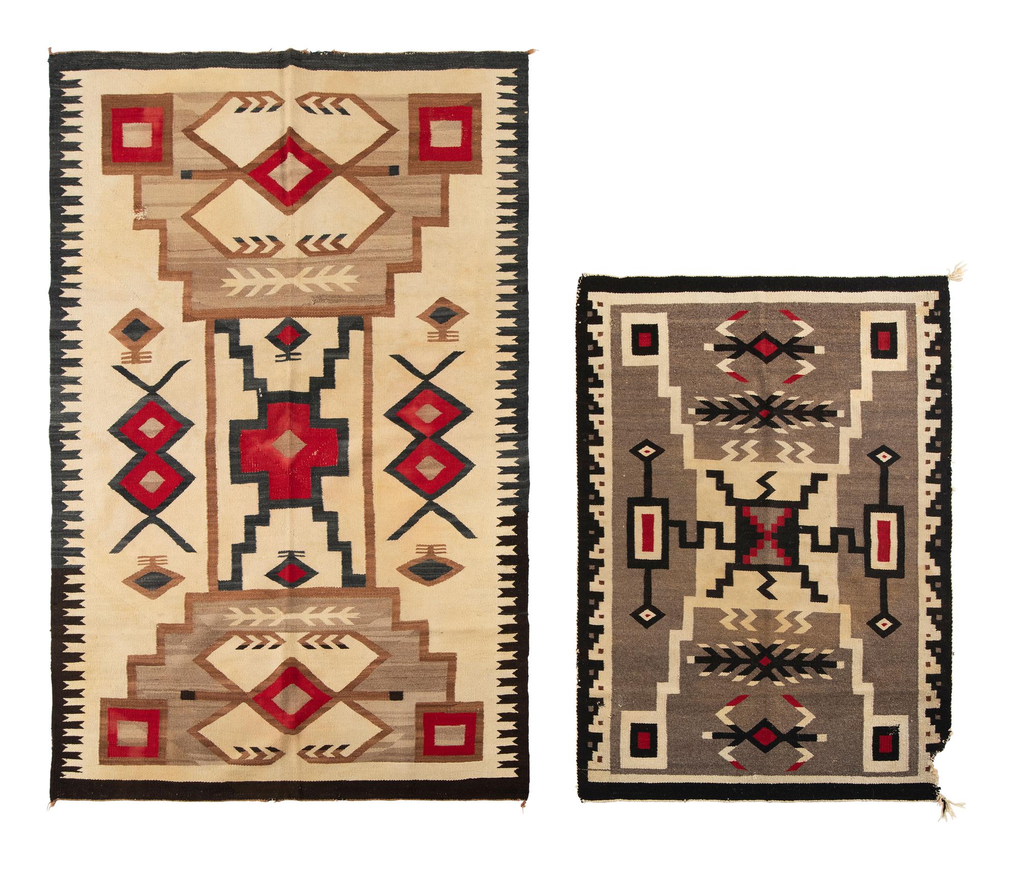 Navajo Storm Pattern Weavings / Rugs