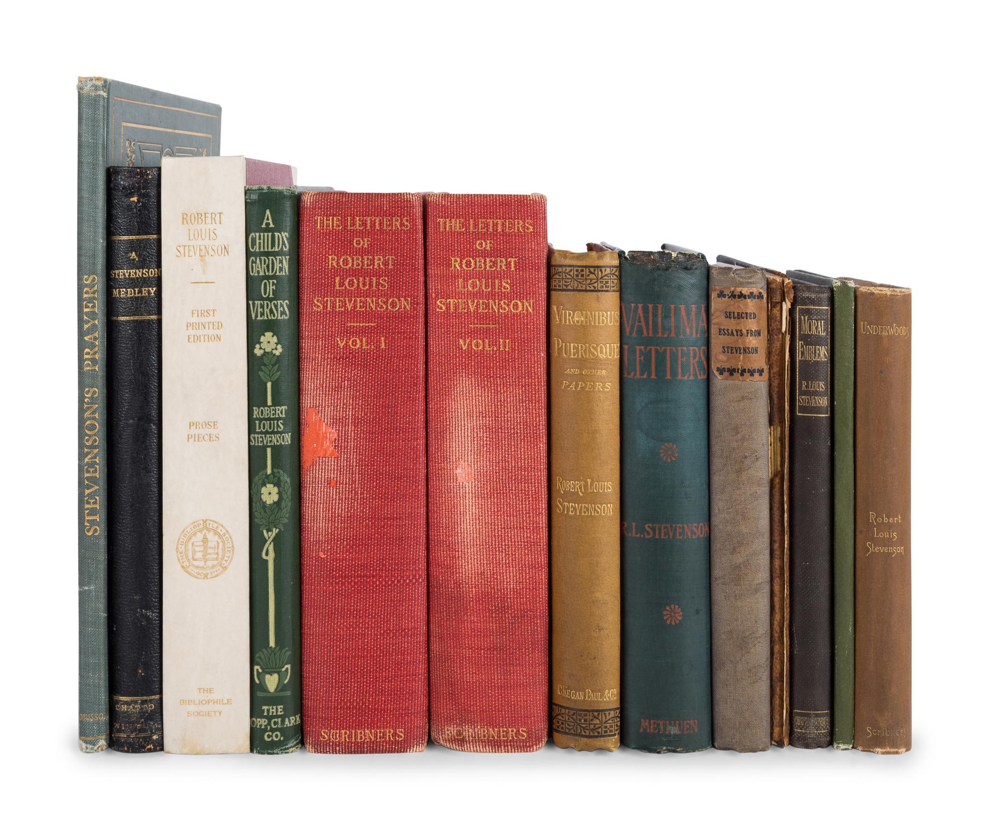STEVENSON, Robert Louis (1850-1894). A group of 20 prose works, including: