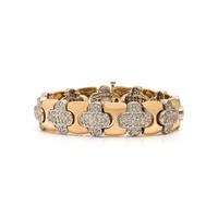 Diamond and Bicolor Gold Bracelet