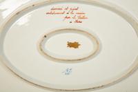A Camille Le Tallec Hand Painted Porcelain Tureen and Platter — 19th Century