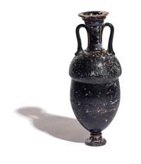 An Attic Black-Glazed Amphoriskos